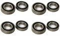 WHEEL HOLDER BEARINGS FOR THE MODEL 124 ROTATING SKATE SET of 4